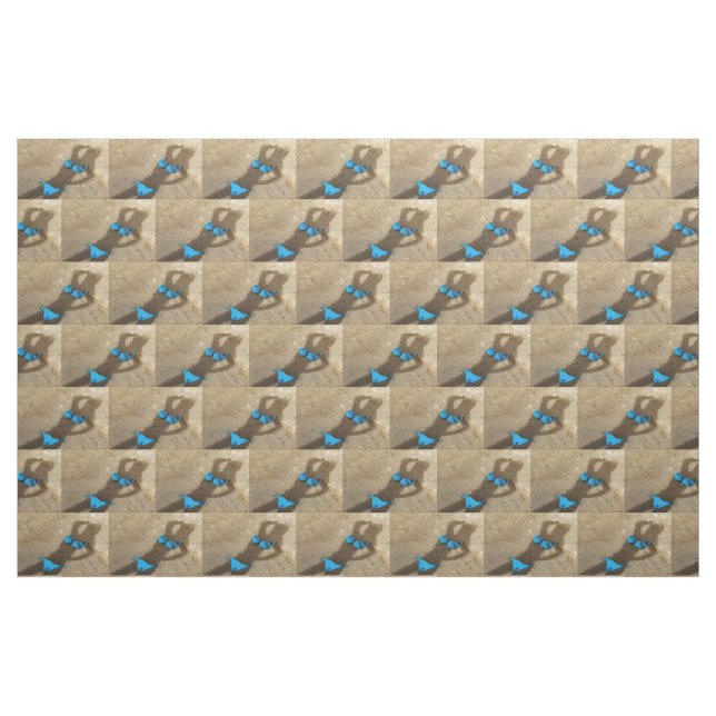 Blue Bikini Beach Sand Thunder_Cove Stoff (Fat Quarter (45,7 x 55,9 cm))