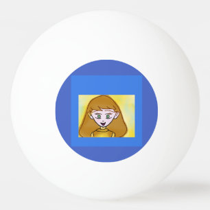 Blue Bingo Anime Ping Pong Ball Tischtennisball