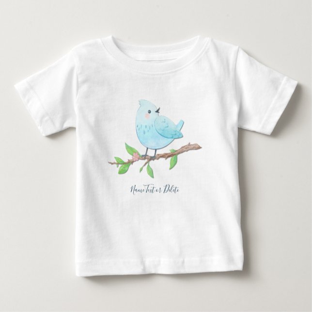 Blue Bird Baby T - Shirt (Vorderseite)