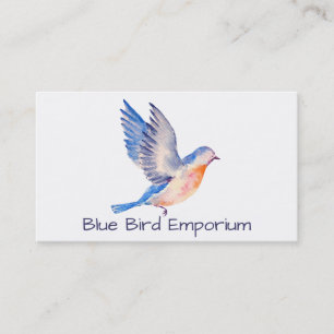 Blue Bird Business Cards Visitenkarte