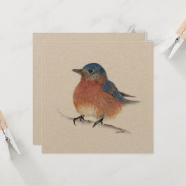 Blue Bird Card Karte
