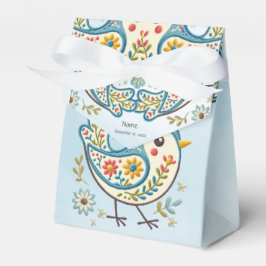 Blue Bird Floral Fevor Box Geschenkschachtel