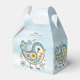 Blue Bird Floral Fevor Box Geschenkschachtel
