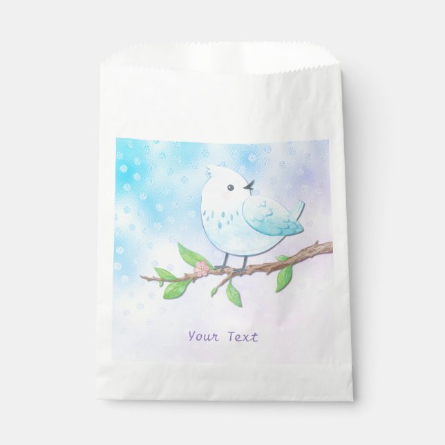 Blue Bird Fvor Bag Geschenktütchen (Vorderseite)