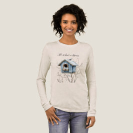 Blue Bird House Tri-Blend Shirt