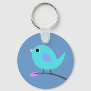 Blue Bird Keyring Schlüsselanhänger