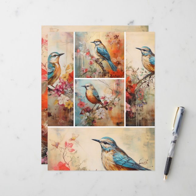 Blue-Bird-Mischung (Vorderseite/Rückseite Beispiel)