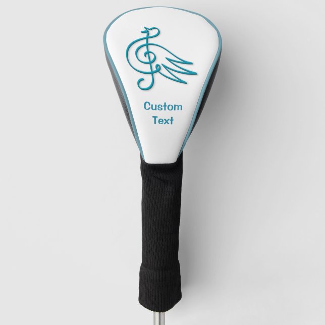 Blue Bird Musik Golf Headcover (Vorderseite)