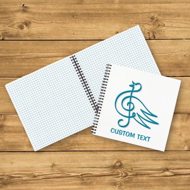 Blue Bird Musik Notizbuch (Von Creator hochgeladen)