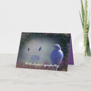 Blue Bird of Happiness Grußkarten Geburtstag +++ Karte