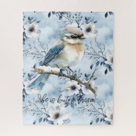 Blue Bird on a Tree Branch Puzzle