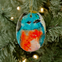 Blue Bird Ornament