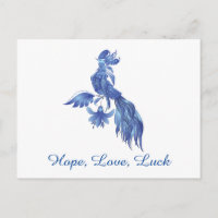 Blue Bird Phoenix Postcard