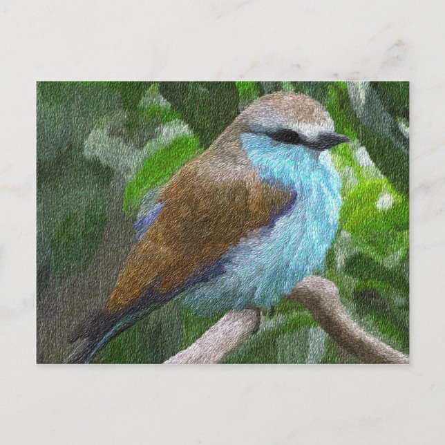 Blue Bird Postcard Postkarte (Vorderseite)