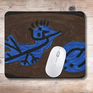 Blue Bird Pumpkin - Paul Klee 1939 Mousepad