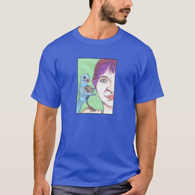 Blue Bird Serenade  T-Shirt (Vorderseite)