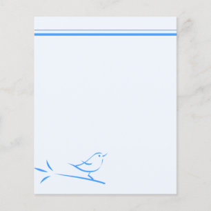 Blue Bird Stationery Flyer