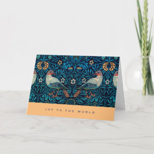 Blue Bird William Morris Pattern Feiertagskarte