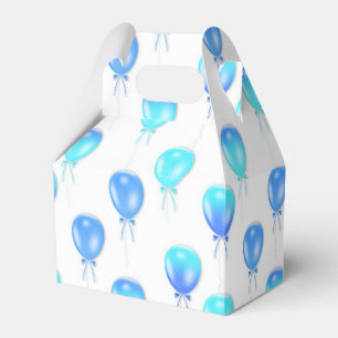 Blue Birthday Balloon Gefälligbox Geschenkschachtel