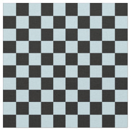 Blue & Black Checkerboard Stoff