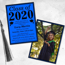 Blue Black Class 2024 Abschluss Foto