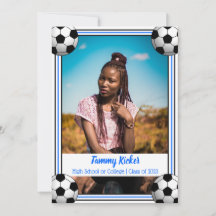 Blue & Black Soccer Abschluss