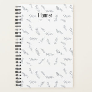 Blue Blätter Watercolor Planner Planer
