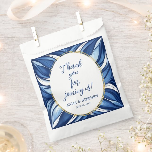 Blue Bliss Bio Floral Fevor Bag Geschenktütchen (Ausgeschnitten)