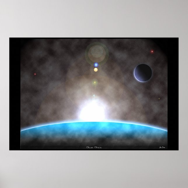 Blue Bliss Poster (Vorne)