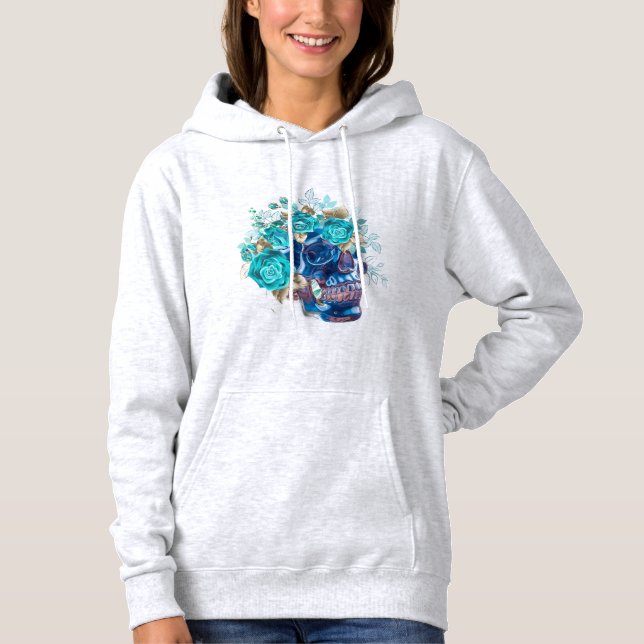 BLUE BLOOM ANFORDERUNG HOODIE (Vorderseite)