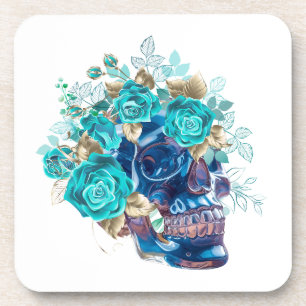 Blue Bloom Requiem Getränkeuntersetzer