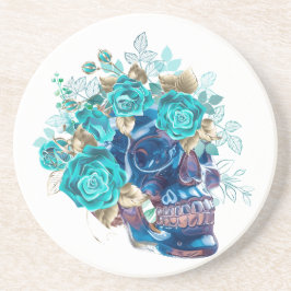 Blue Bloom Requiem Getränkeuntersetzer