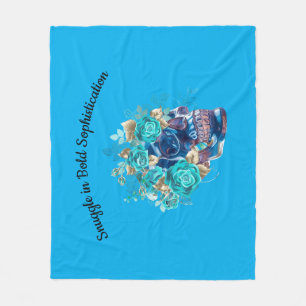 BLUE BLOOM REQUIEM RUNNER FLEECEDECKE