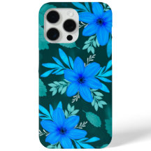 Blue Blossom Elegance iPhone Cover