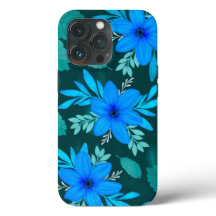 Blue Blossom Elegance iPhone Cover