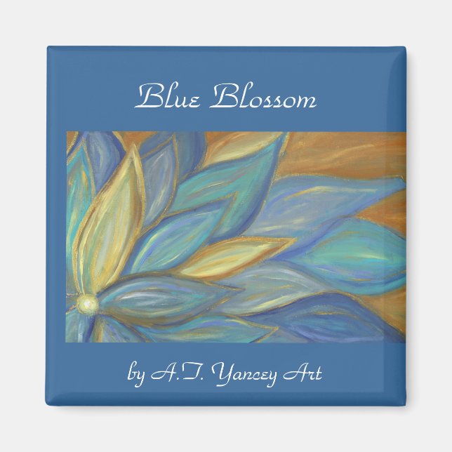 Blue Blossom Magnet (Vorne)