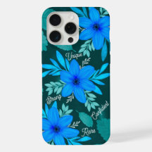 Blue Blossom Stärke iPhone-Hülle