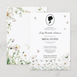 Blue Blume Bridgerton Theme Tee Regency Einladung