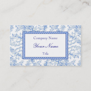 Blue Blume Business Card Visitenkarte