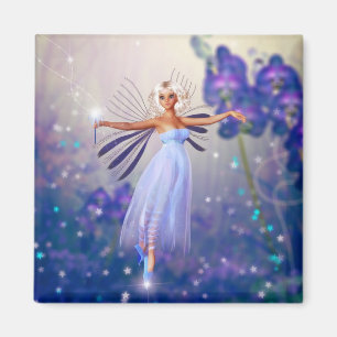 Blue Blume Fairy Magnet