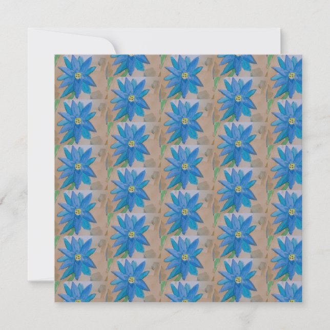 Blue Blume Jigsaw Puzzle (Vorderseite)