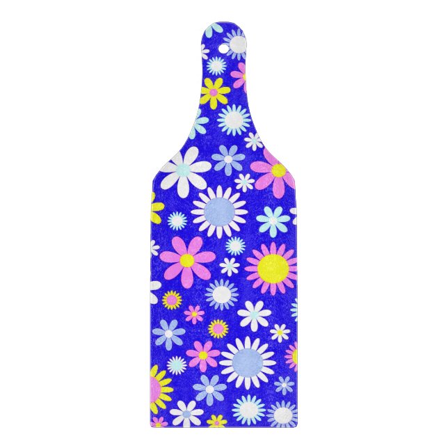 Blue Blume Power Schneidebrett (Vorderseite)