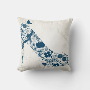 Blue Blume Shoe American MoJo Pillow Kissen