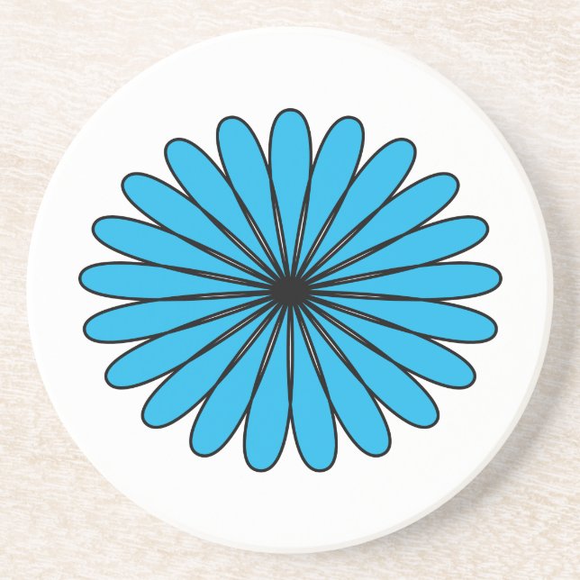 Blue Blume Untersetzer (Vorne)