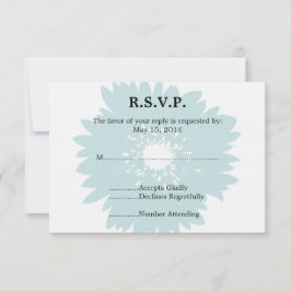 Blue Blume Wedding RSVP