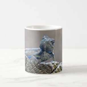 Blue Bly Alligator Lizard Tasse