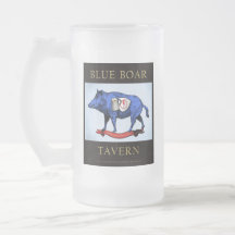Blue Boar Tavern Mattierte Tasse