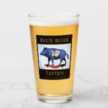 Blue Boar Tavern Pint Glass