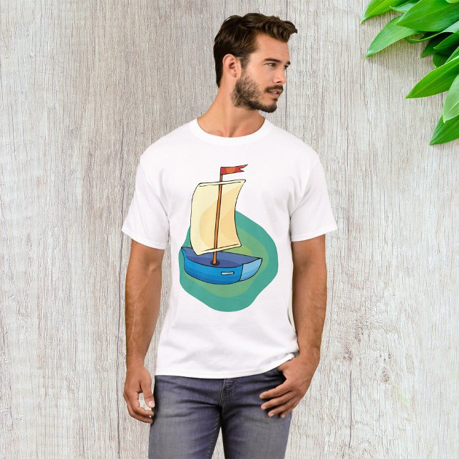 Blue Boat T-Shirt (Von Creator hochgeladen)