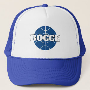 Blue Bocce Game Ball LKW-Hut mit benutzerdefiniert Truckerkappe